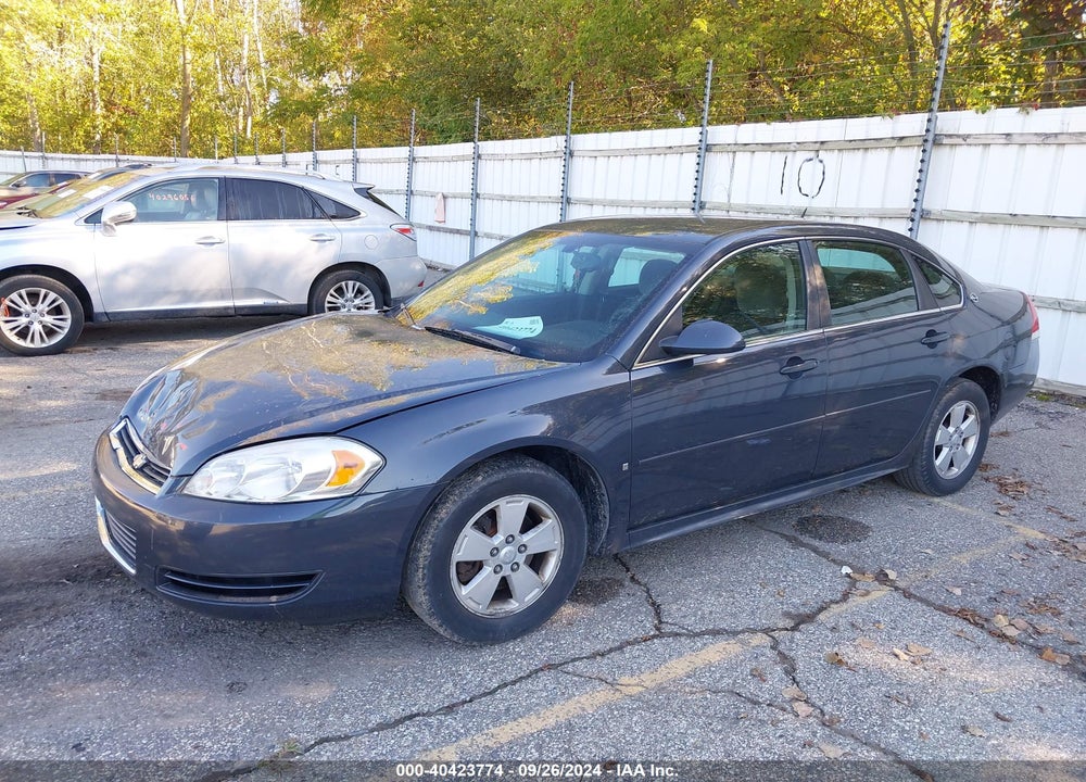 2009 CHEVROLET IMPALA LT VIN: 2G1WT57K791208067