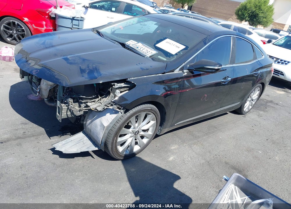 2012 HYUNDAI AZERA VIN: KMHFH4JGXCA169328