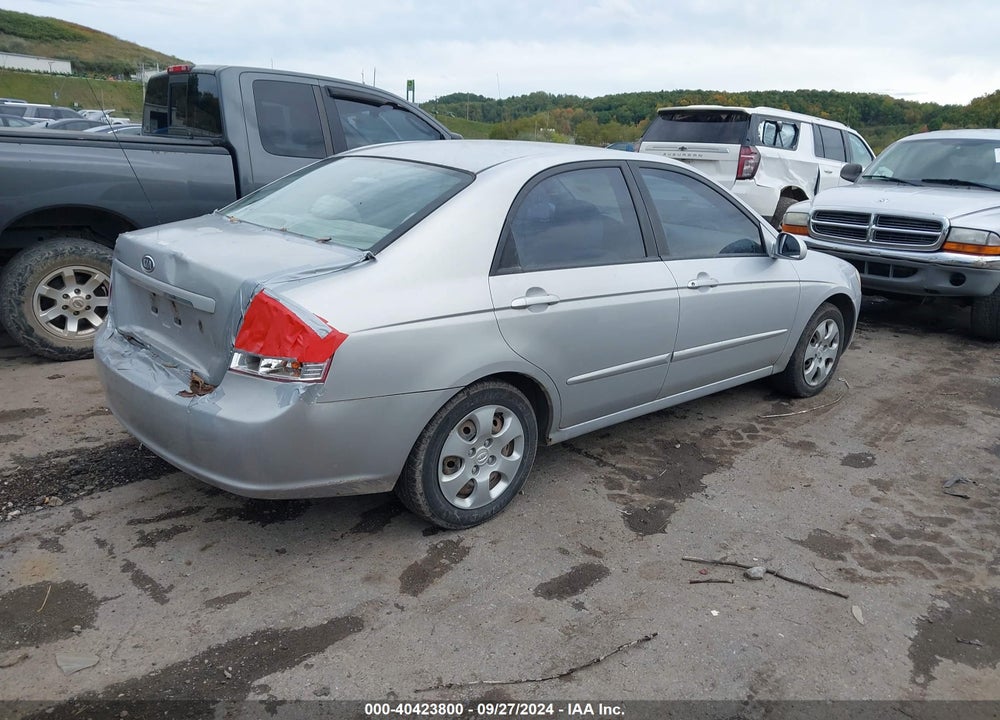 2007 KIA SPECTRA LX VIN: KNAFE121975434192