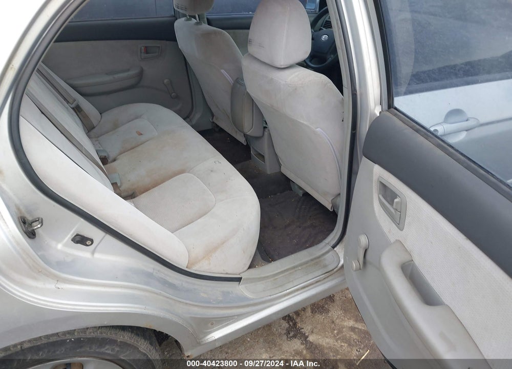 2007 KIA SPECTRA LX VIN: KNAFE121975434192
