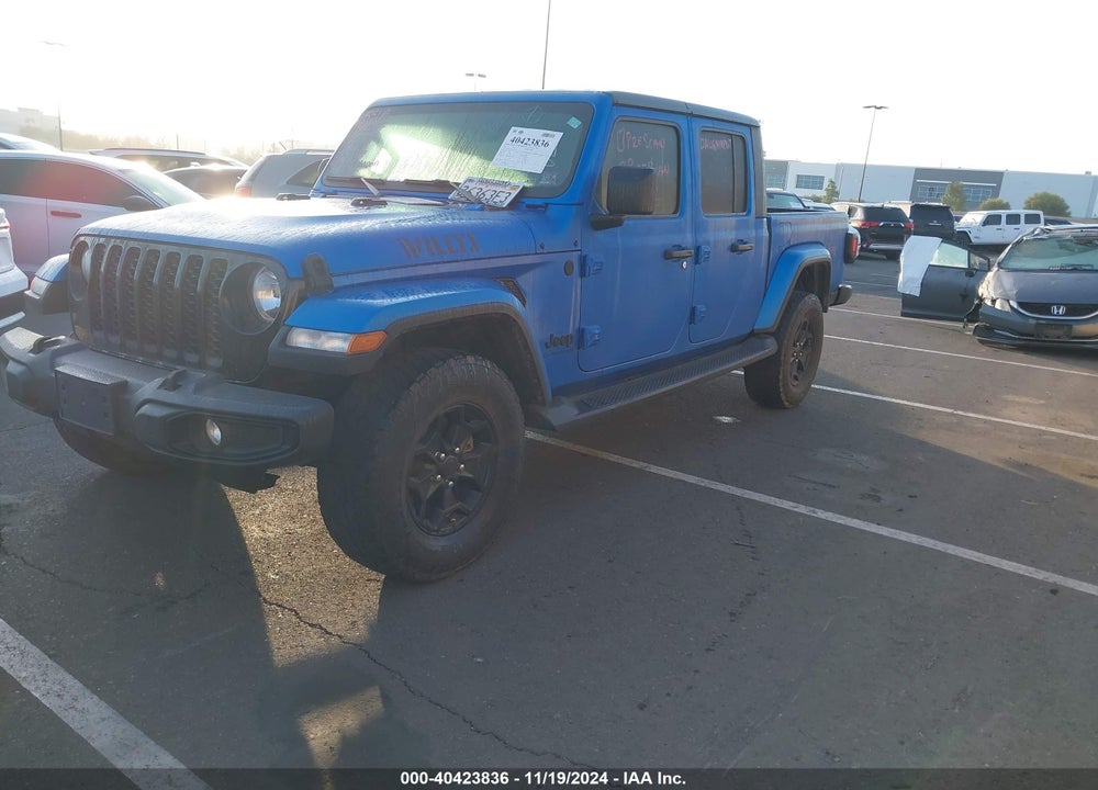 2021 JEEP GLADIATOR WILLYS 4X4 VIN: 1C6HJTAG7ML568819