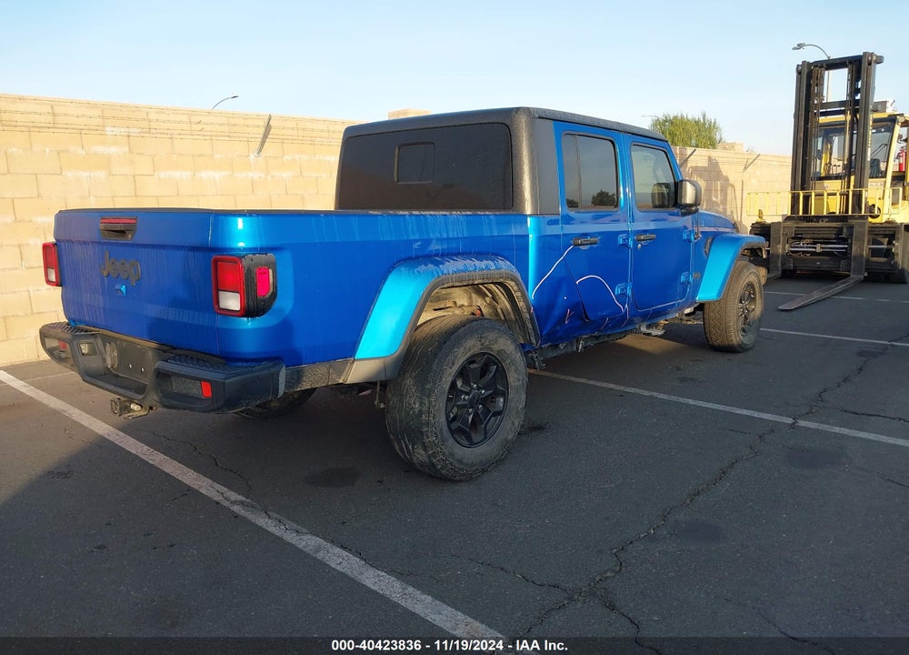 2021 JEEP GLADIATOR WILLYS 4X4 VIN: 1C6HJTAG7ML568819