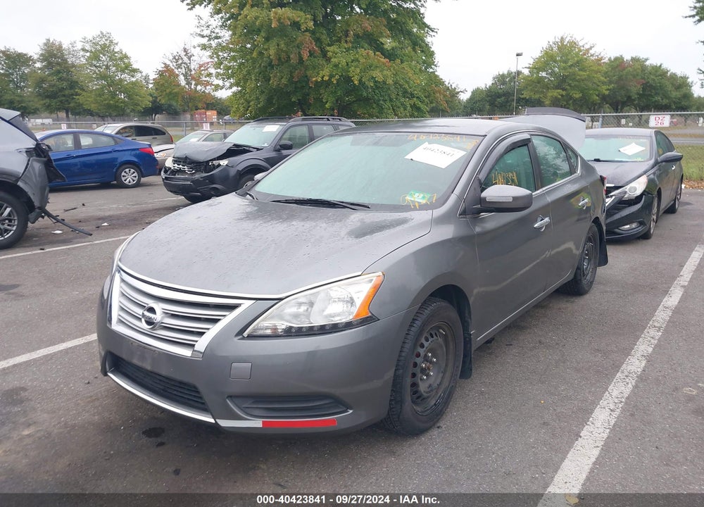 2015 NISSAN SENTRA SV VIN: 3N1AB7AP2FY364621