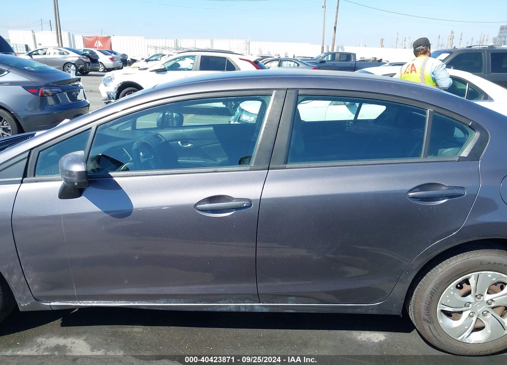 2015 HONDA CIVIC LX VIN: 19XFB2F56FE268764