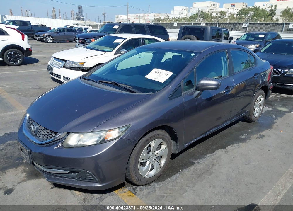 2015 HONDA CIVIC LX VIN: 19XFB2F56FE268764