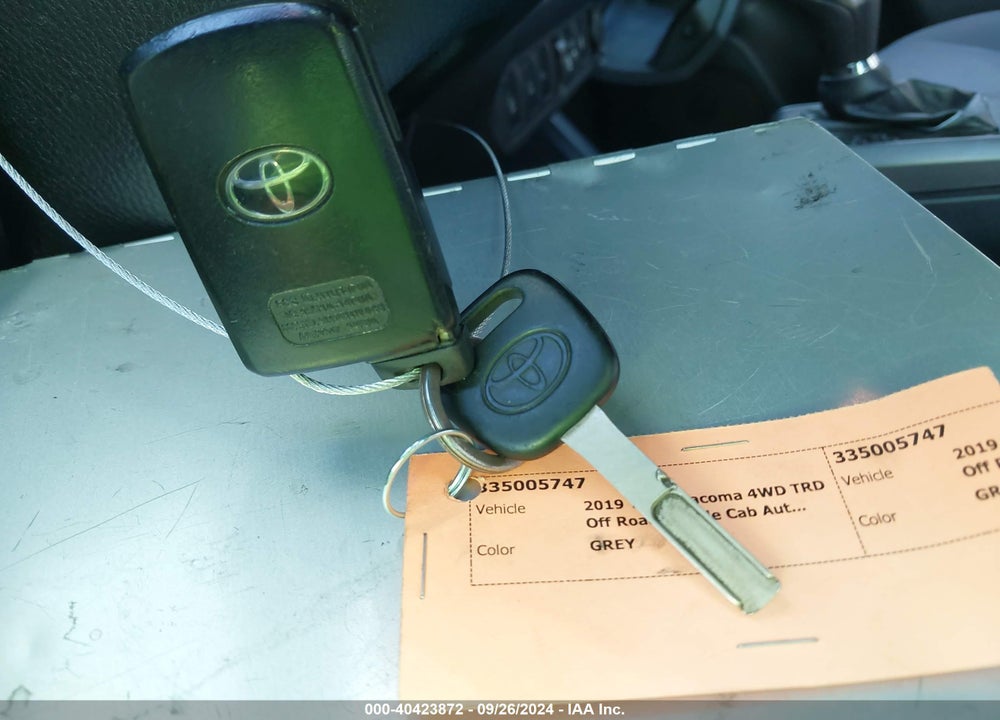 2019 TOYOTA TACOMA TRD OFF ROAD VIN: 3TMCZ5AN6KM208183
