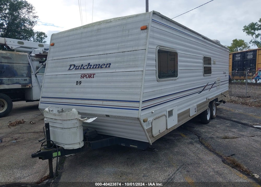 2002 DUTCHMAN SPORT TRAVEL TRAILER VIN: 47CT90N232M408760