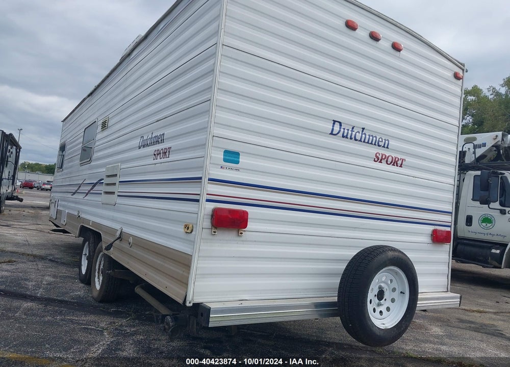 2002 DUTCHMAN SPORT TRAVEL TRAILER VIN: 47CT90N232M408760