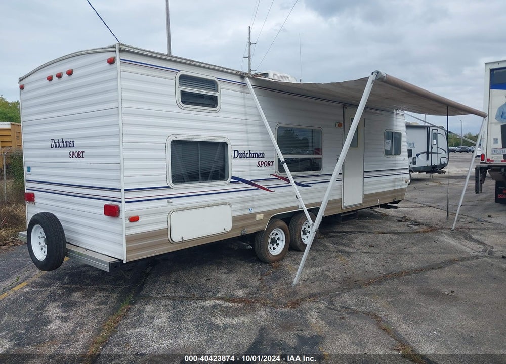 2002 DUTCHMAN SPORT TRAVEL TRAILER VIN: 47CT90N232M408760