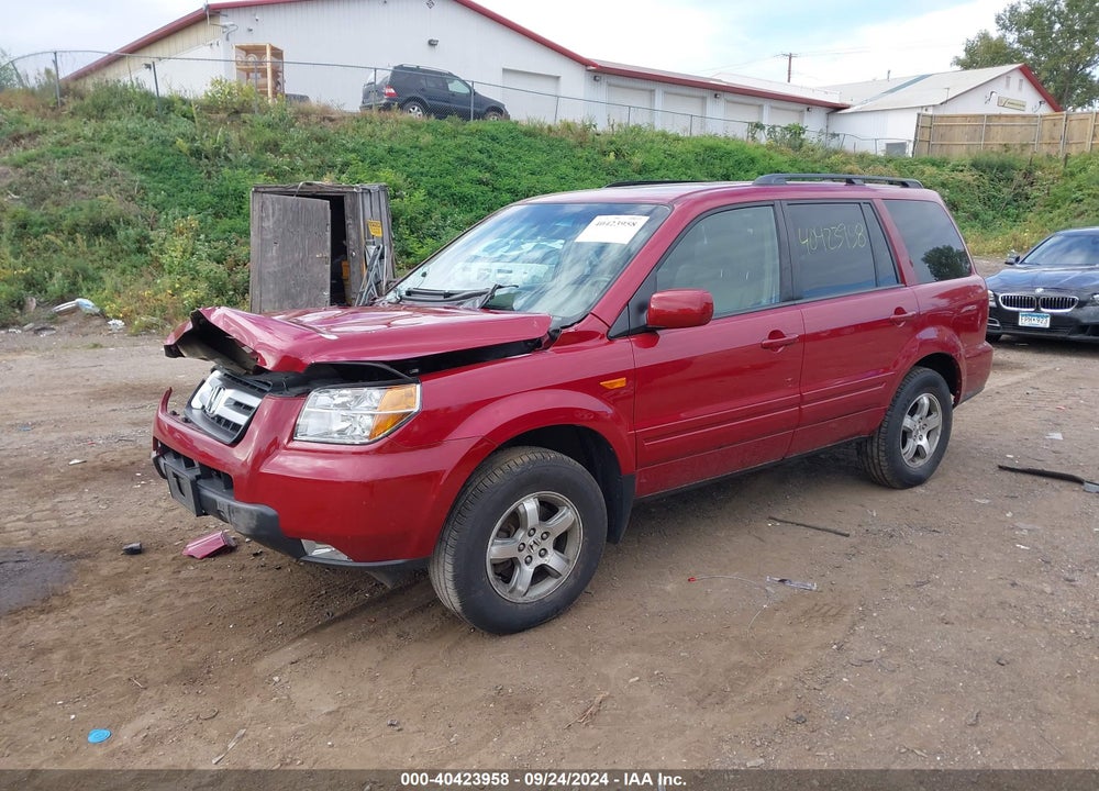 2006 HONDA PILOT EX-L VIN: 5FNYF18556B008306