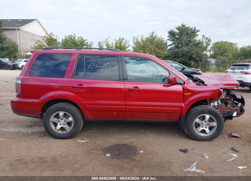 2006 HONDA PILOT EX-L VIN: 5FNYF18556B008306