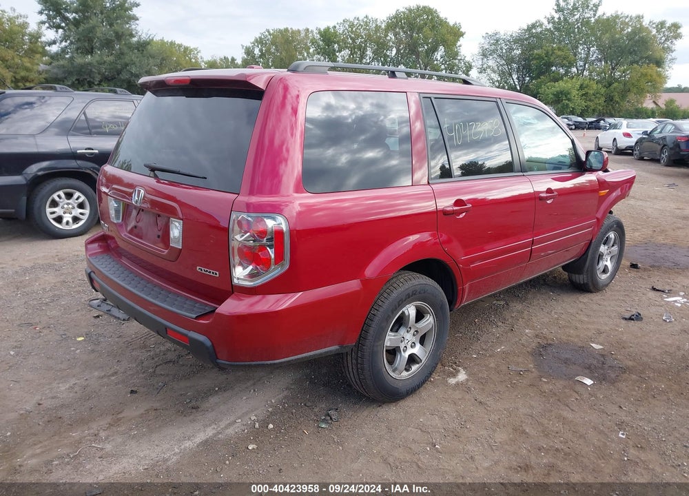 2006 HONDA PILOT EX-L VIN: 5FNYF18556B008306