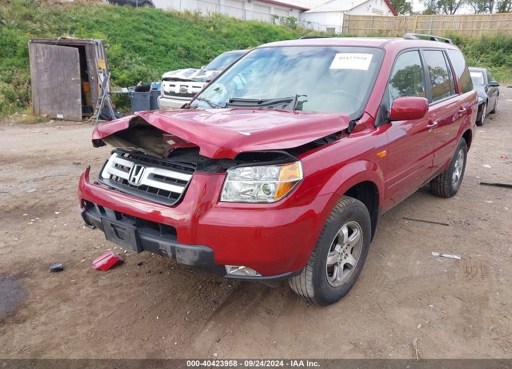 2006 HONDA PILOT EX-L VIN: 5FNYF18556B008306