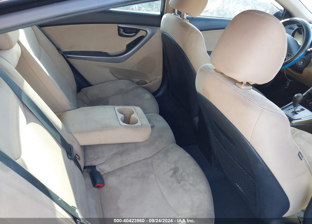 2013 HYUNDAI ELANTRA GLS VIN: 5NPDH4AE7DH449907
