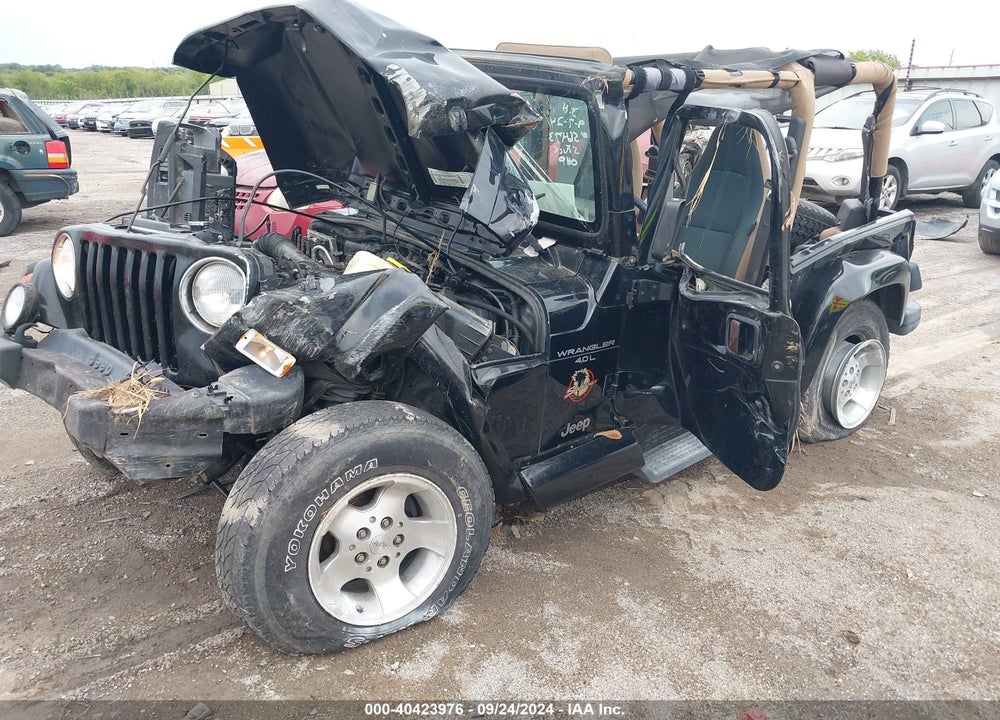 2001 JEEP WRANGLER SAHARA VIN: 1J4FA59S21P352671
