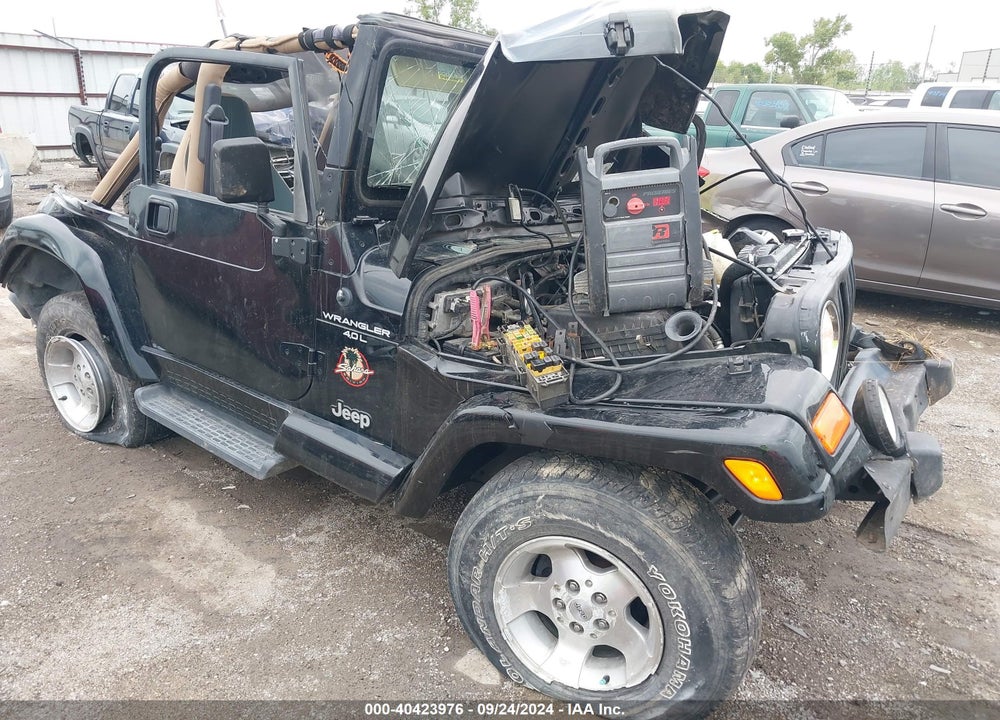 2001 JEEP WRANGLER SAHARA VIN: 1J4FA59S21P352671