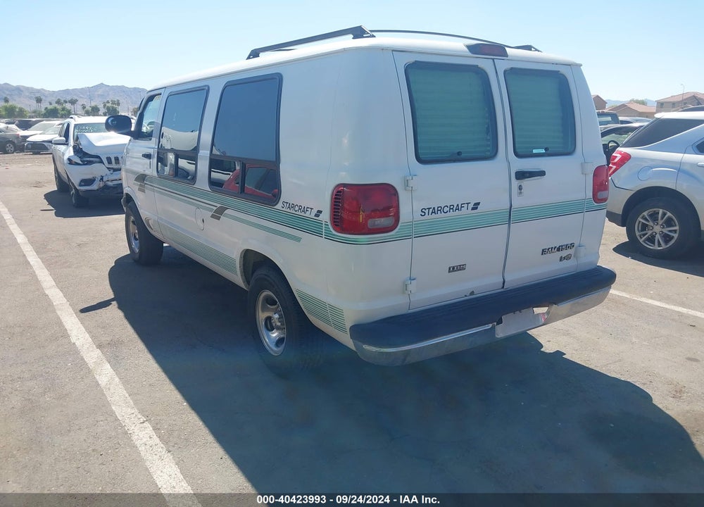 1998 DODGE RAM VAN 1500 COMMERCIAL/CONVERSION VIN: 2B6HB11YXWK160891
