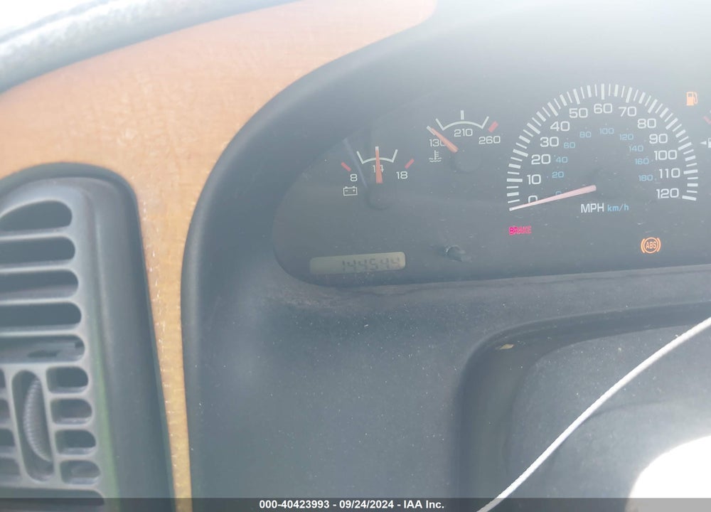 1998 DODGE RAM VAN 1500 COMMERCIAL/CONVERSION VIN: 2B6HB11YXWK160891