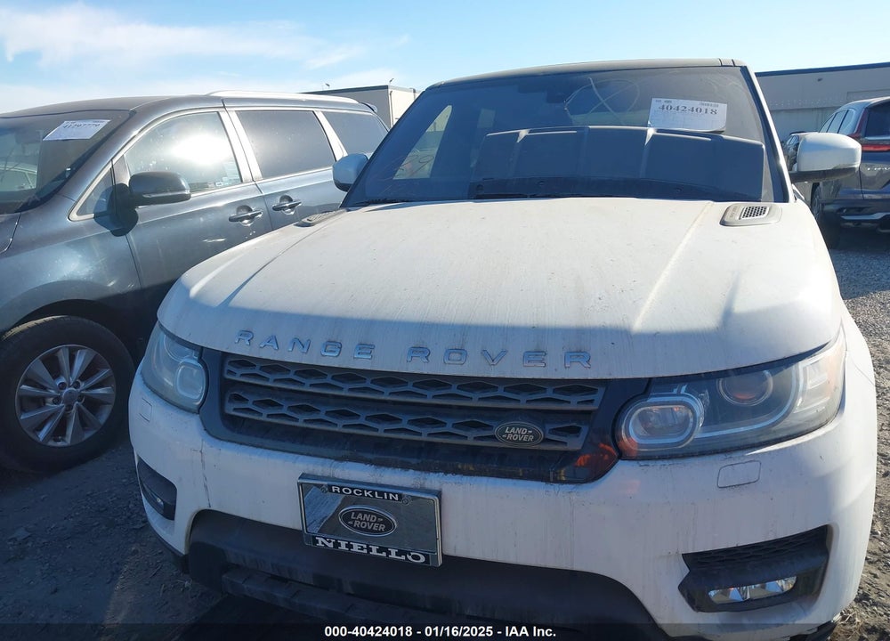 2016 LAND ROVER RANGE ROVER SPORT 3.0L V6 SUPERCHARGED SE VIN: SALWG2VF9GA545349