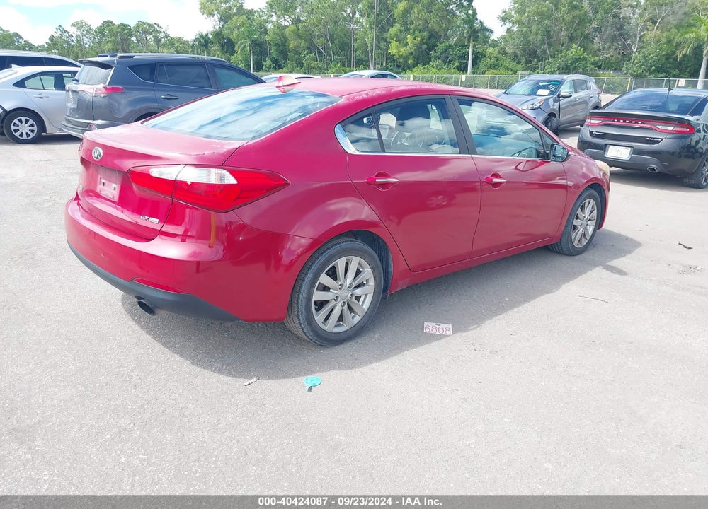 2014 KIA FORTE EX VIN: KNAFX4A80E5220506