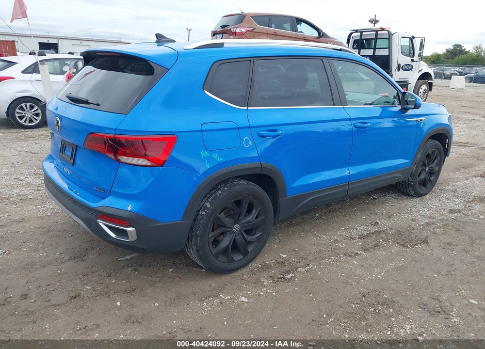 2022 VOLKSWAGEN TAOS 1.5T SE VIN: 3VVLX7B29NM092196