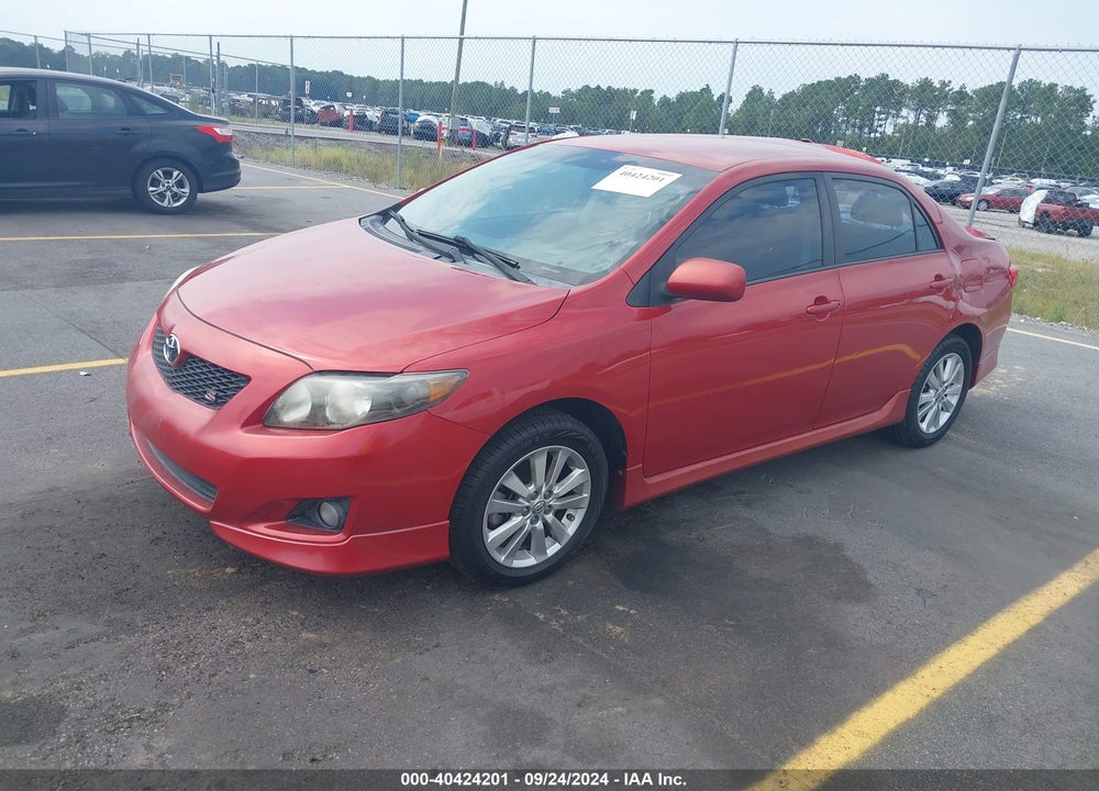 2009 TOYOTA COROLLA S VIN: 1NXBU40E89Z096252