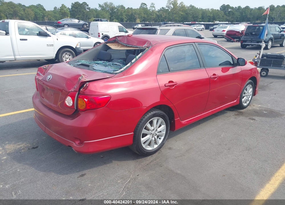 2009 TOYOTA COROLLA S VIN: 1NXBU40E89Z096252