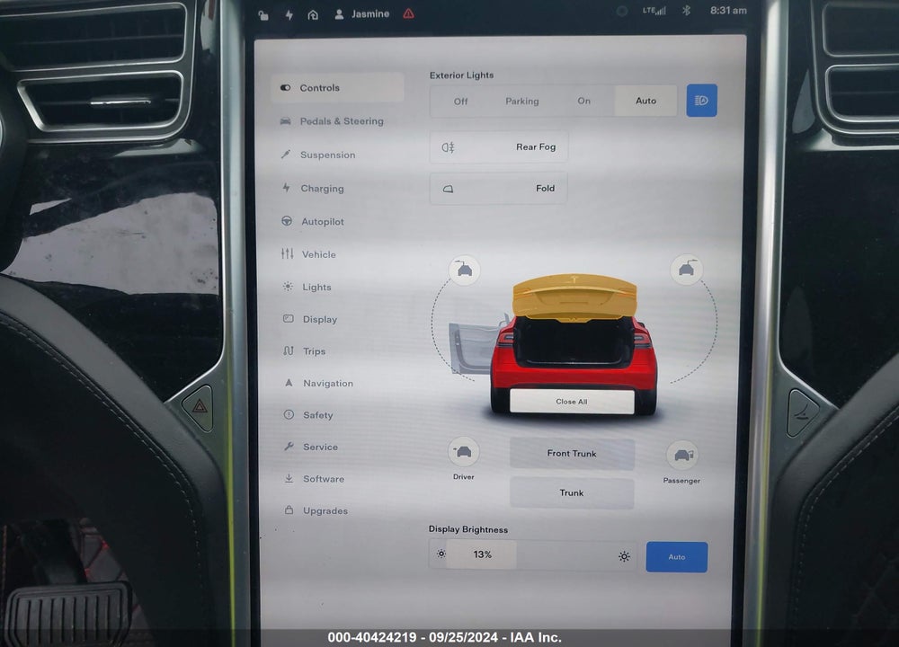 2016 TESLA MODEL X 60D/70D/75D/90D VIN: 5YJXCDE28GF026123