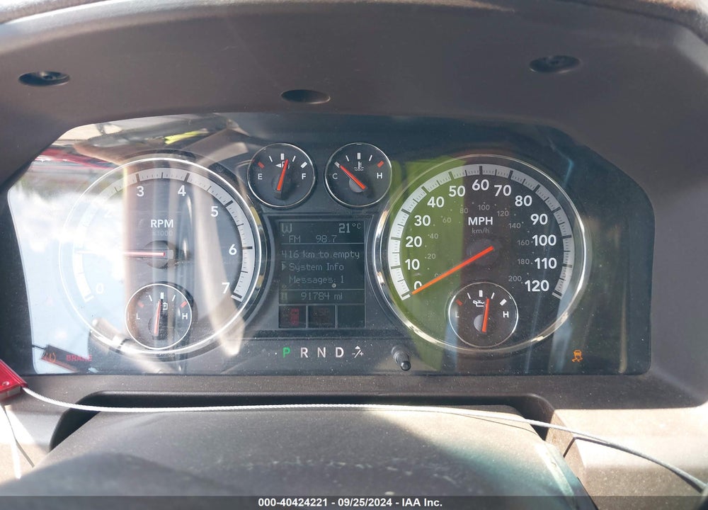 2009 DODGE RAM 1500 SLT/SPORT/TRX VIN: 1D3HB13T49S780747