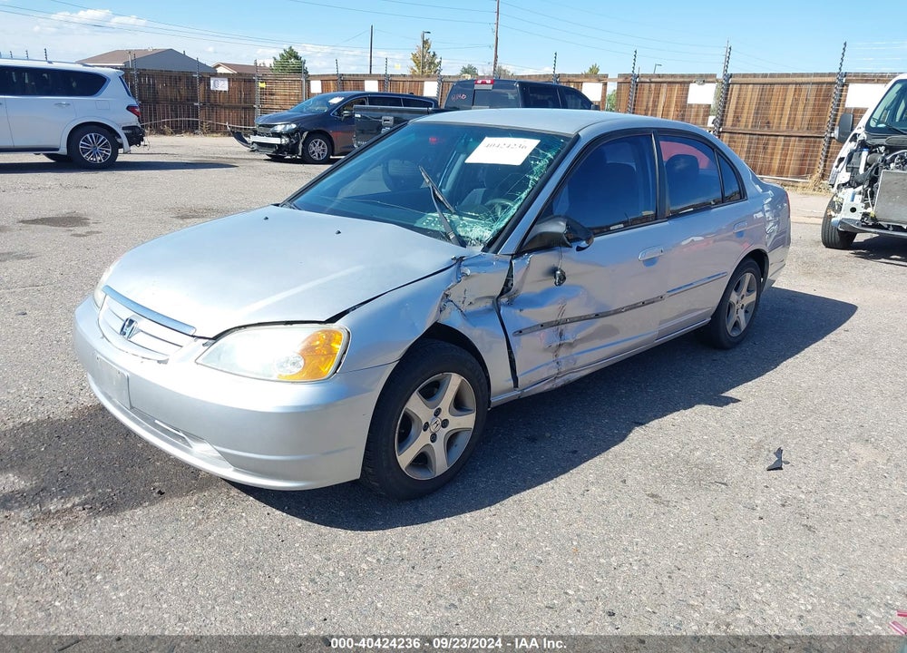 2003 HONDA CIVIC LX VIN: 1HGES16643L023237