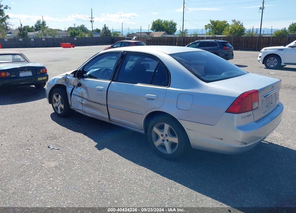 2003 HONDA CIVIC LX VIN: 1HGES16643L023237