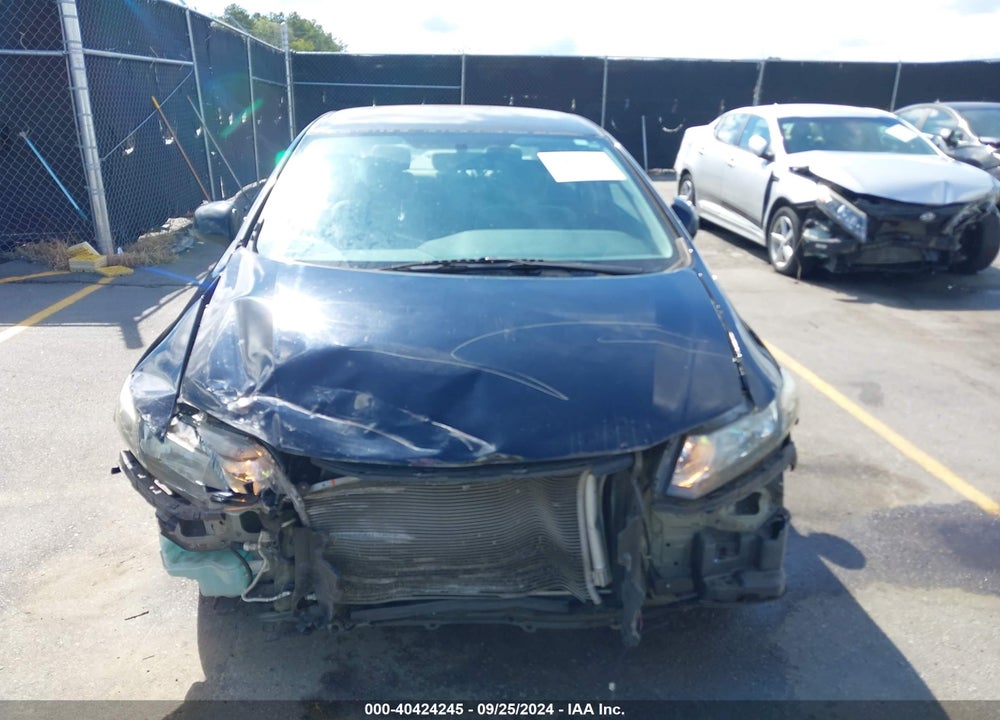 2013 HONDA CIVIC LX VIN: 19XFB2F52DE263042