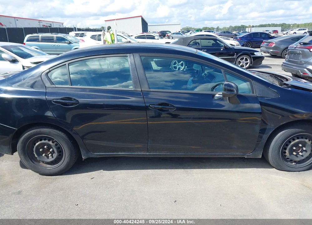 2013 HONDA CIVIC LX VIN: 19XFB2F52DE263042