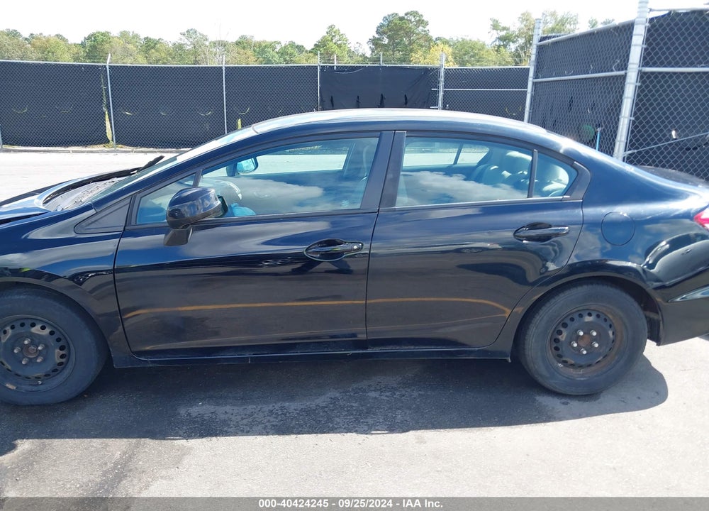 2013 HONDA CIVIC LX VIN: 19XFB2F52DE263042