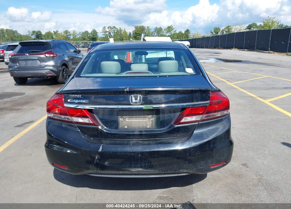 2013 HONDA CIVIC LX VIN: 19XFB2F52DE263042