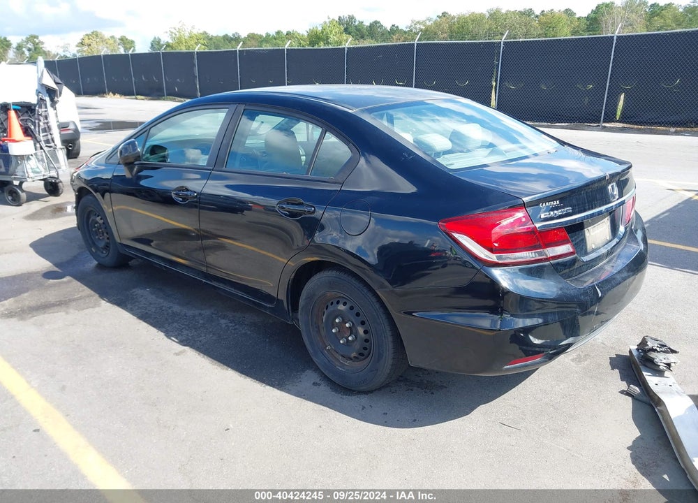 2013 HONDA CIVIC LX VIN: 19XFB2F52DE263042