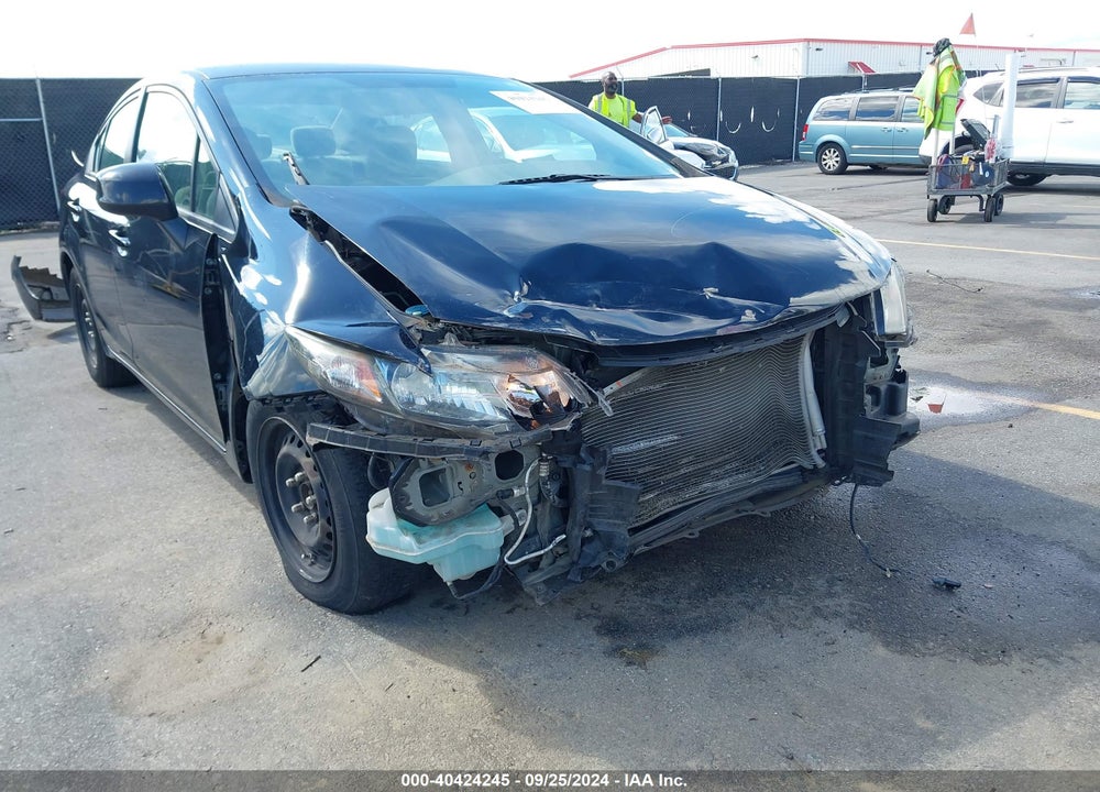 2013 HONDA CIVIC LX VIN: 19XFB2F52DE263042