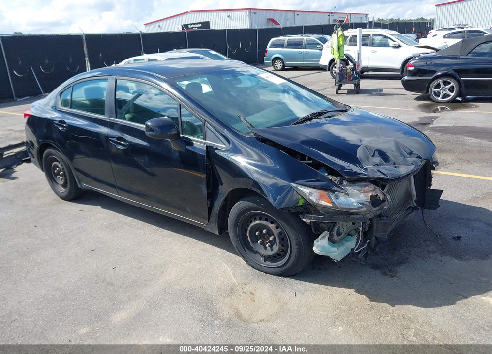 2013 HONDA CIVIC LX VIN: 19XFB2F52DE263042