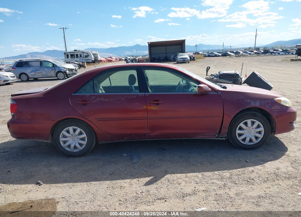 2005 TOYOTA CAMRY LE VIN: JTDBE32K553002391