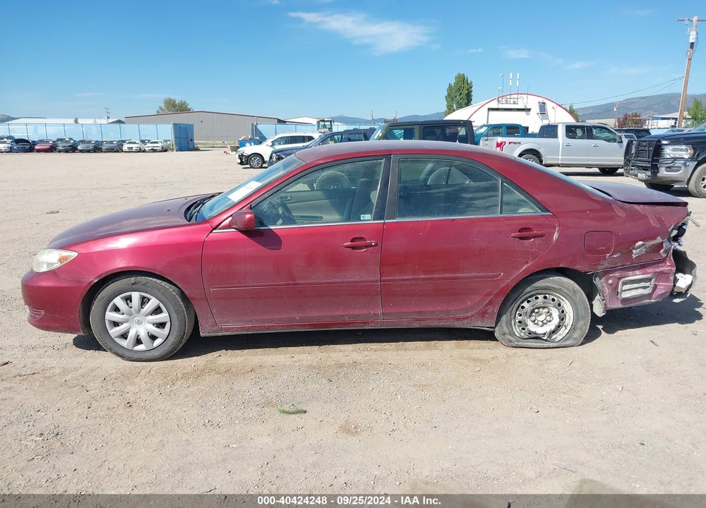 2005 TOYOTA CAMRY LE VIN: JTDBE32K553002391
