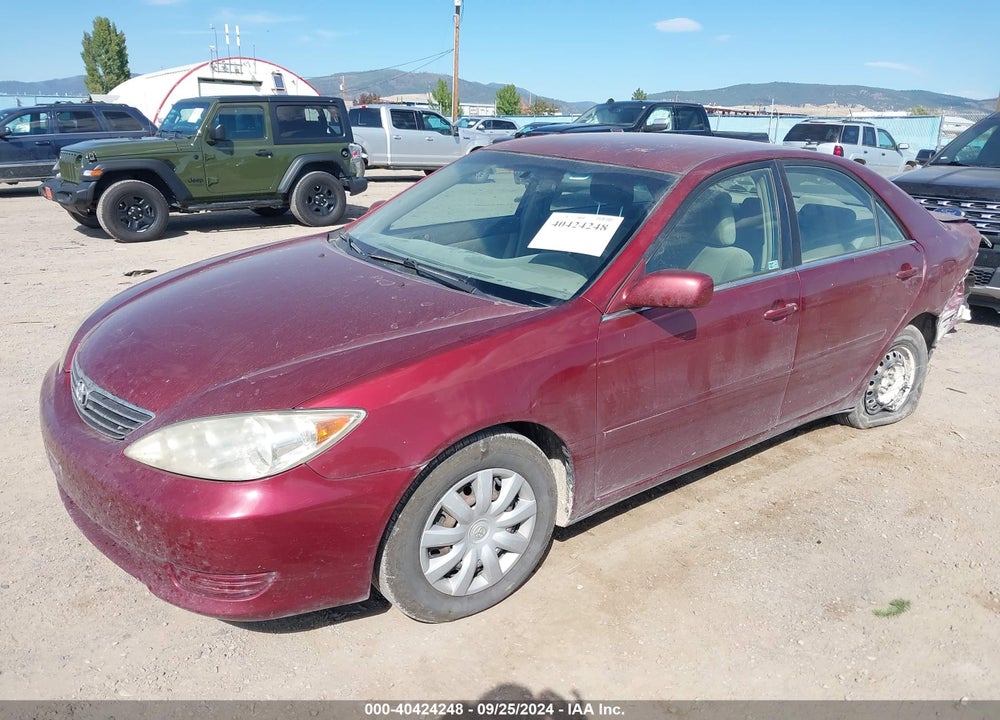 2005 TOYOTA CAMRY LE VIN: JTDBE32K553002391