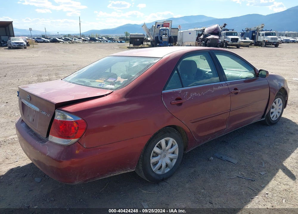 2005 TOYOTA CAMRY LE VIN: JTDBE32K553002391