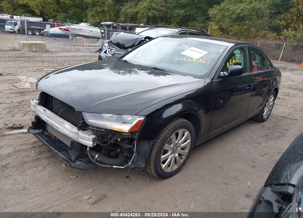 2014 AUDI A4 2.0T PREMIUM VIN: WAUDFAFL2EN038330