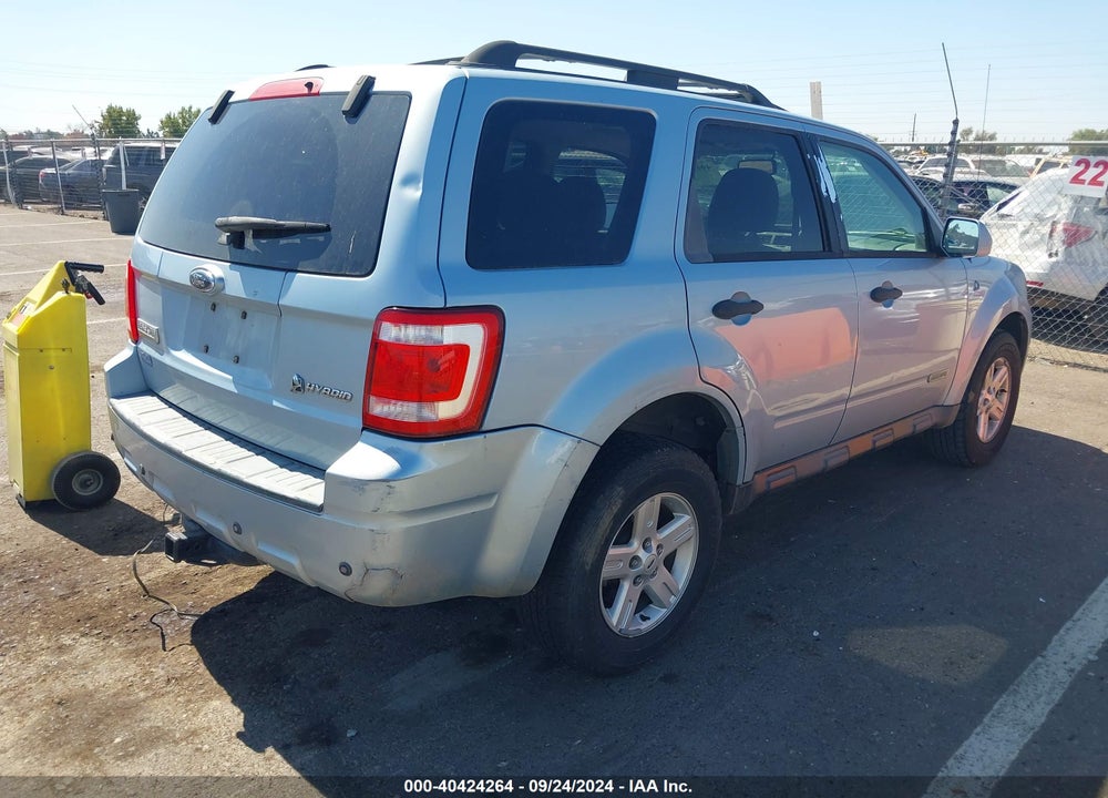 2008 FORD ESCAPE HYBRID VIN: 1FMCU59H08KA21949