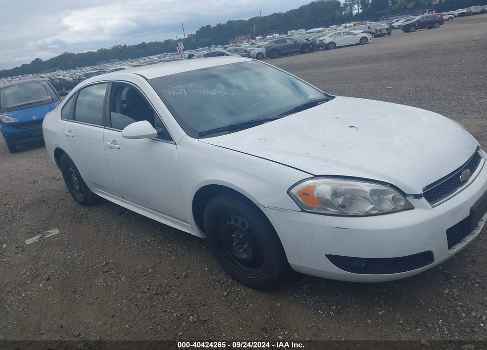 2014 CHEVROLET IMPALA LIMITED POLICE VIN: 2G1WD5E38E1147783