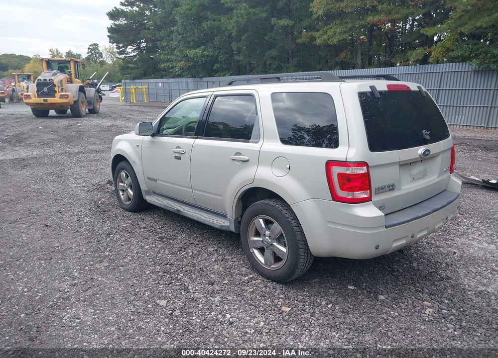 2008 FORD ESCAPE LIMITED VIN: 1FMCU94188KE02255