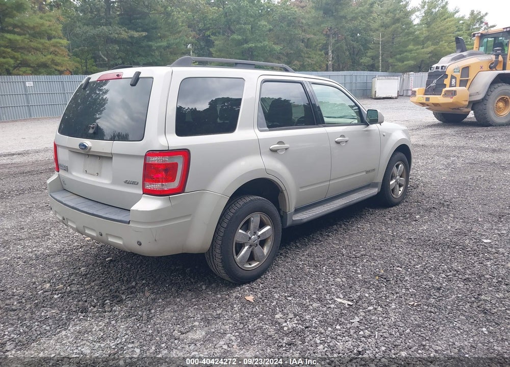 2008 FORD ESCAPE LIMITED VIN: 1FMCU94188KE02255