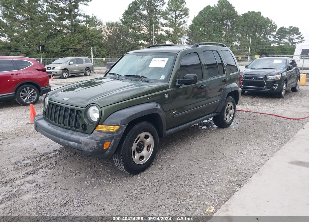 2007 JEEP LIBERTY SPORT VIN: 1J4GL48K87W694019