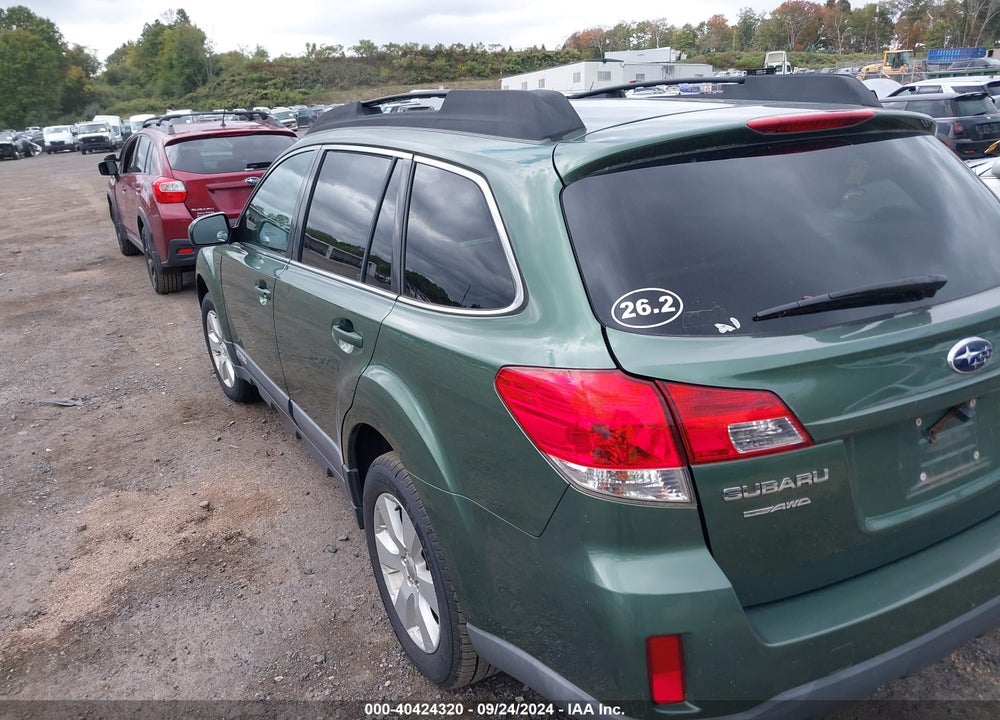 2010 SUBARU OUTBACK 2.5I PREMIUM VIN: 4S4BRBCC7A3363486