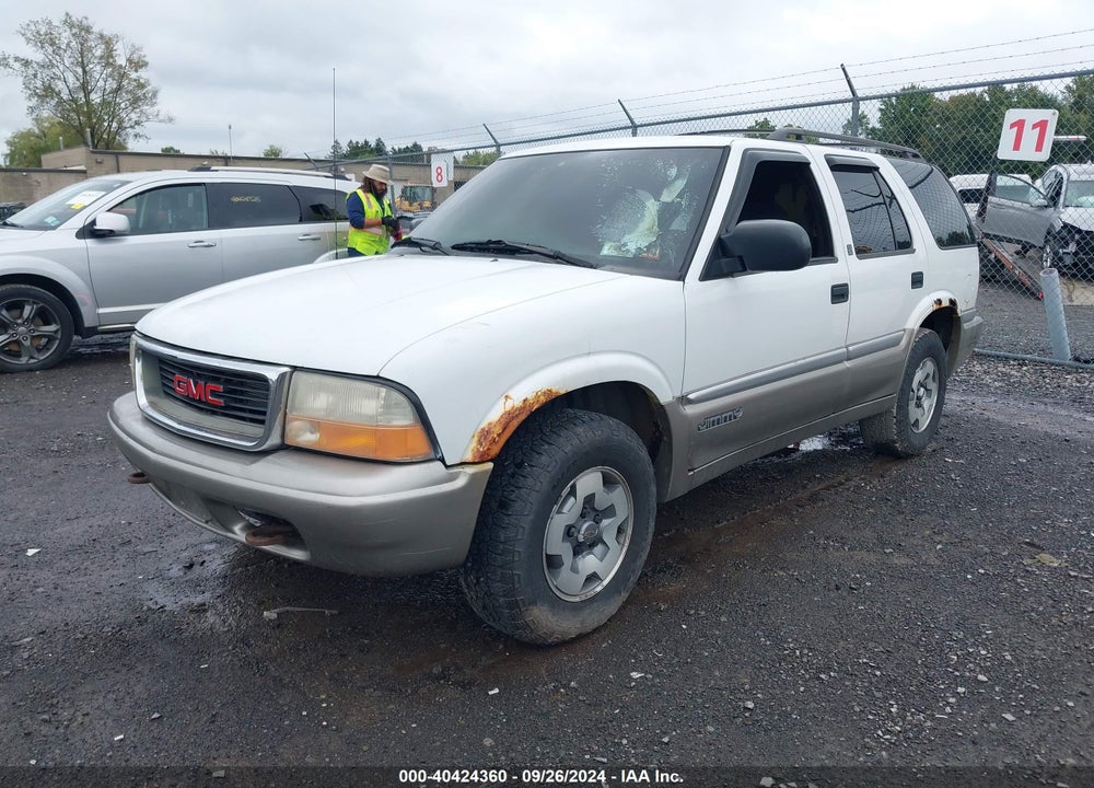 2001 GMC JIMMY SLE VIN: 1GKDT13W912208936